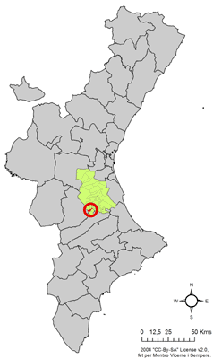 Localització de Cotes respecte del País Valencià.png