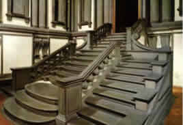 Escalera de la Biblioteca Laurenciana