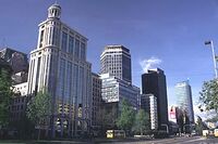 Vista de la esquina de la Alameda con Ahumada