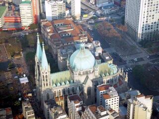 Urbipedia:Catedral Metropolitana de São Paulo, vista aérea