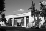 Portón acceso al Panteón Francés de San Joaquín, Calzada Legaria, Ciudad de México (1945)