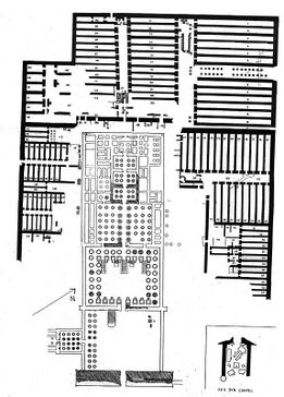 Ramesseum plan by James E. Quibell.jpg