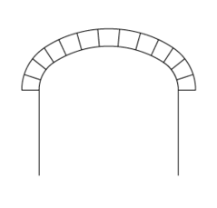 Arco rebajado (carpanel)