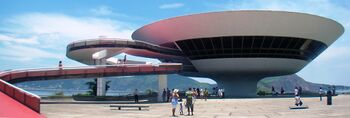 Museo de Arte Contemporáneo de Río de Janeiro en la ciudad de Niterói