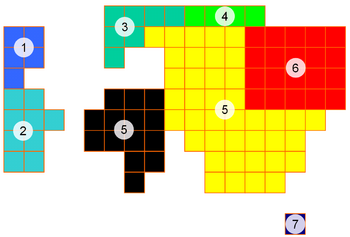 Mapa dasimétrico mostrando densidad de población.