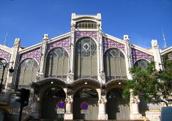 Urbipedia:Mercado Central de Valencia (1910-1911), junto con Alexandre Soler March