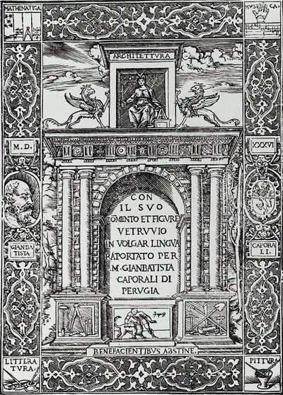 De Architectura Marco Vitrubio Urbipedia Archivo De Arquitectura 9075