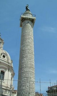 La columna de Trajano es la obra más conocida de Apolodoro de Damasco