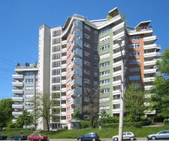 Urbipedia:Edificios de apartamentos Romeo y Julieta, Stuttgart, Alemania (1954-1959)