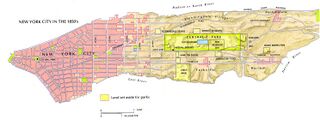 Urbipedia:Mapa de Manhattan en 1850.