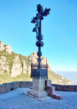 15 Rosari Monumental de Montserrat, camí de la Santa Cova, Cinquè Misteri de Dolor.jpg