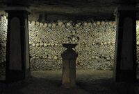 Cripta dentro de las catacumbas