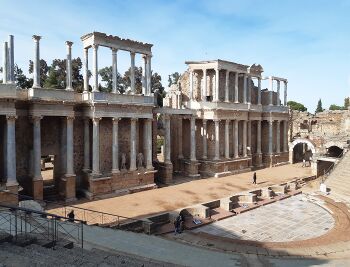 Teatro romano de Emerita Augusta‏‎ (Mérida)
